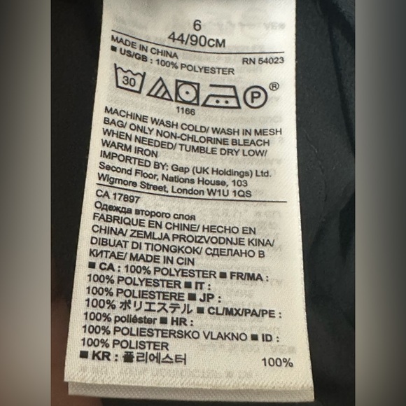 Banana Republic Women’s Black Sleeveless Wide Leg Jumpsuit  6 Belted Polyester - Picture 5 of 6